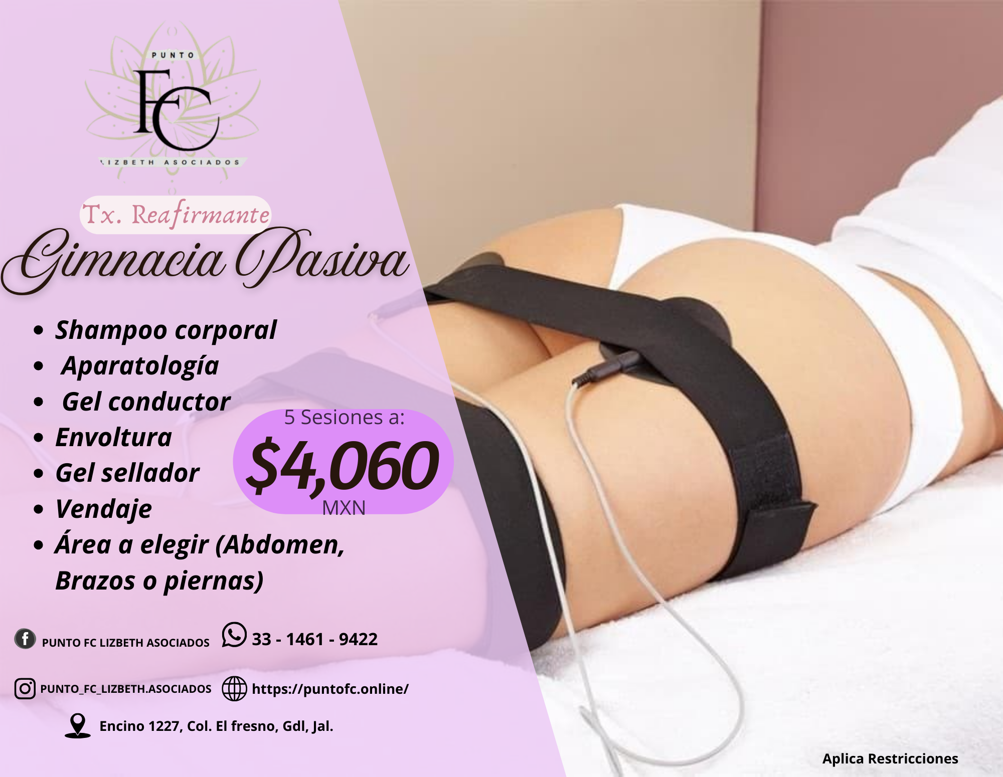 Tx. Reafirmante Gimnasia Pasiva (5 Sesiones)