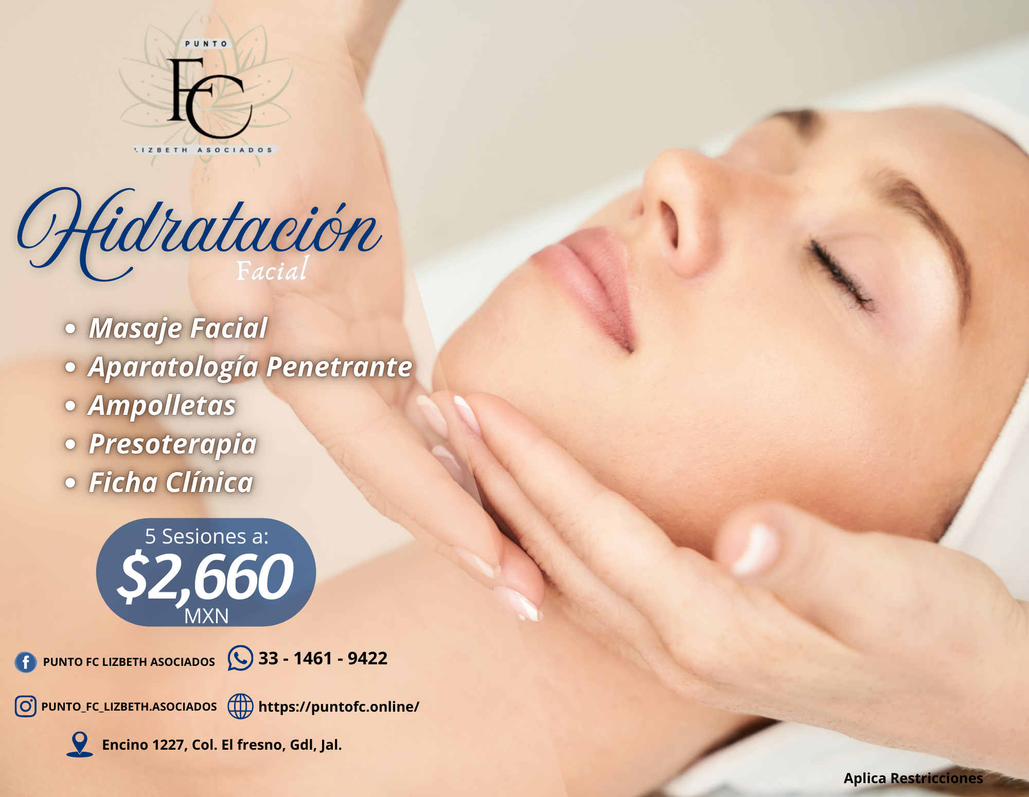 Hidratación Facial (Paquete)