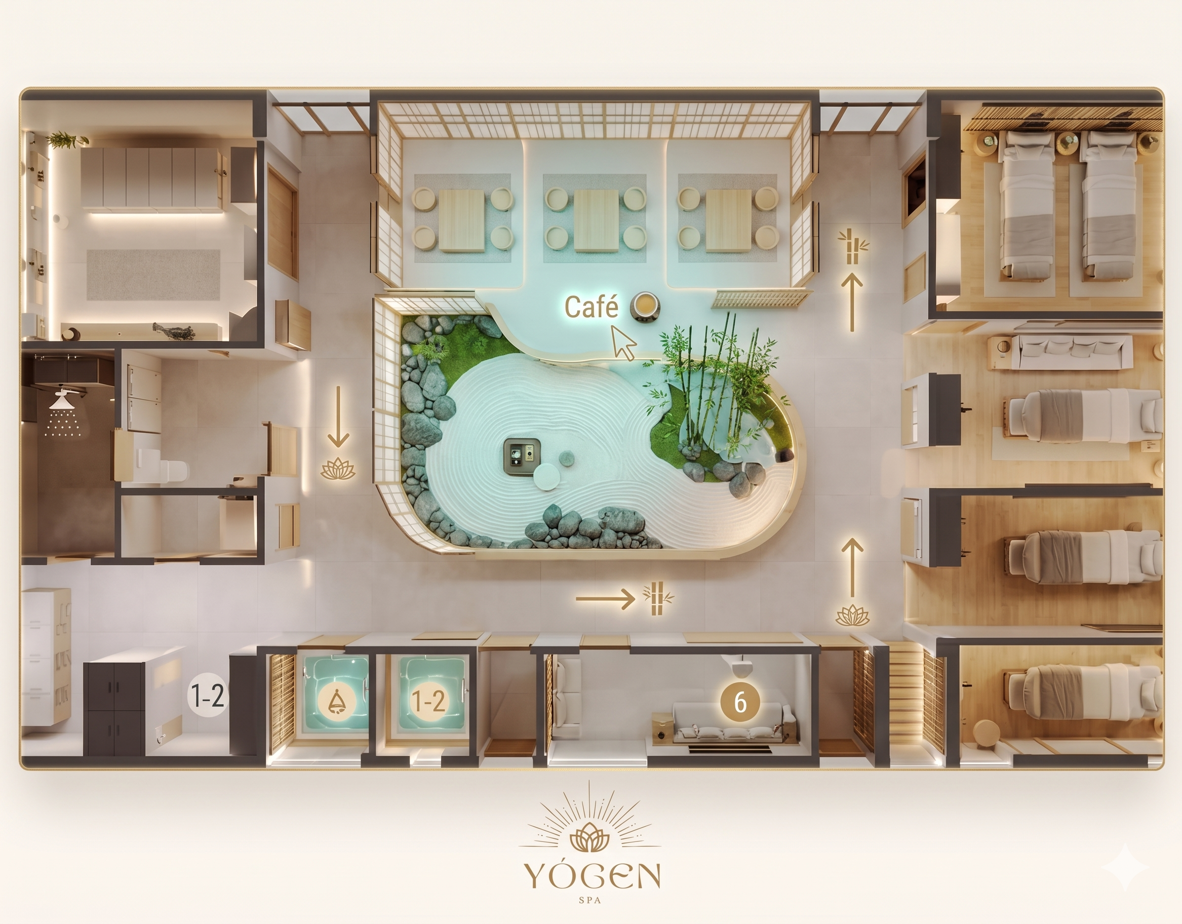 Croquis Yógen Spa